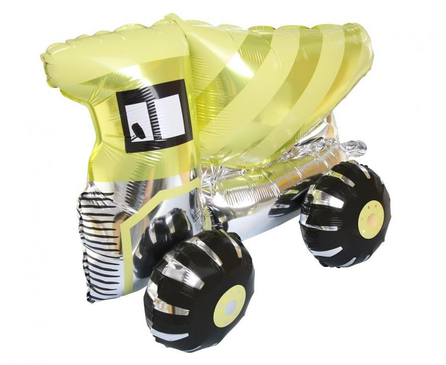 3D folijas balons "Dzelzs kravas automašīna" ar transportlīdzekļa ratiņiem, 72 cm
