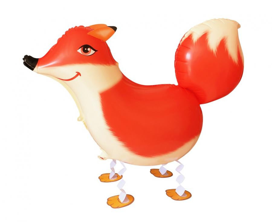 Folijas balons "Fox Fox", staigājošs, 69 cm