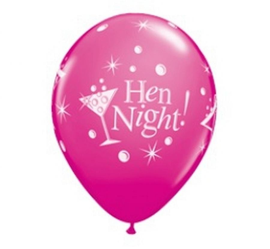 Vecmeitu ballītes baloni, Vecmeitu nakts, 6 gab., 12 collas (30 cm)