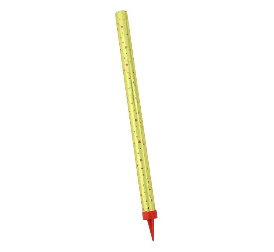 Daudz laimes dzimšanas dienā kūkas strūklaka zelta krāsā 25 cm 1 gab.