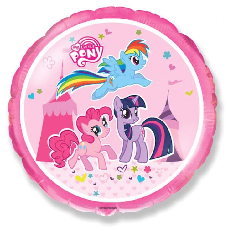 Folijas balons "Mana mazā ponija pils" 46 cm (WP)
