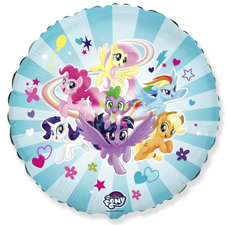 My Little Pony komandas folijas balons 46 cm (WP)