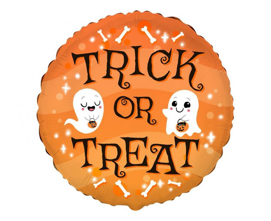 Helovīna folijas balons "Trick or Treat" 48 cm (WP)