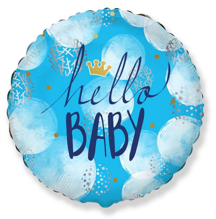 Folijas balons "Hello Boy" 48 cm