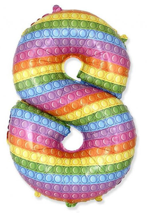 Folijas balons "Cipars uznirst", 69 cm (WP)