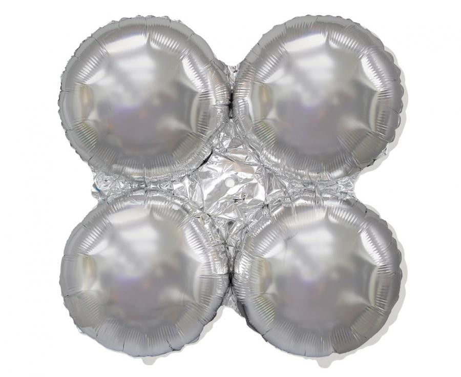 Krāsa sudraba, sudraba balonu turētājs 90 cm (WP)