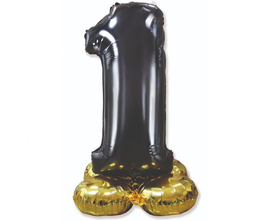 Zelta krāsas balonu turētājs 90 cm (WP)
