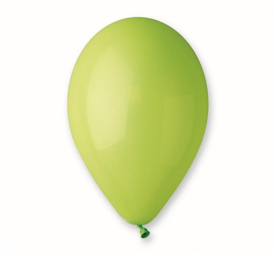 Krāsaini pistāciju zaļi baloni, 10 gab. komplekts, 26 cm
