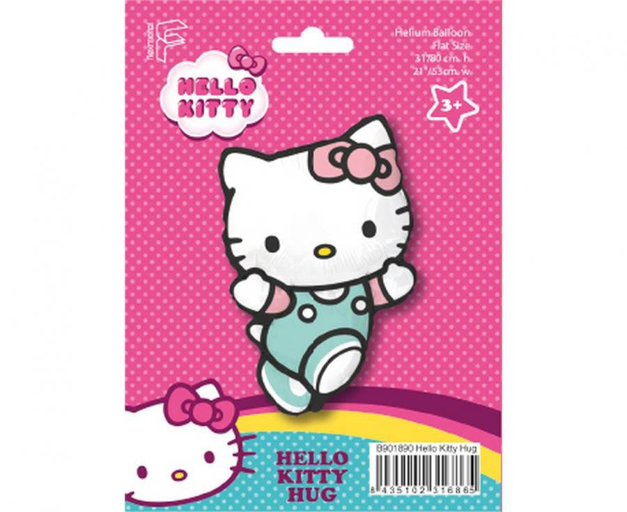 Hello Kitty apskāviens folijas balons 80 cm