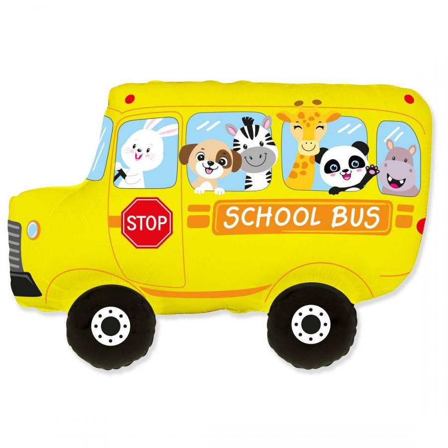 Folijas balons "Dzeltens skolas autobuss" 80 cm (WP)