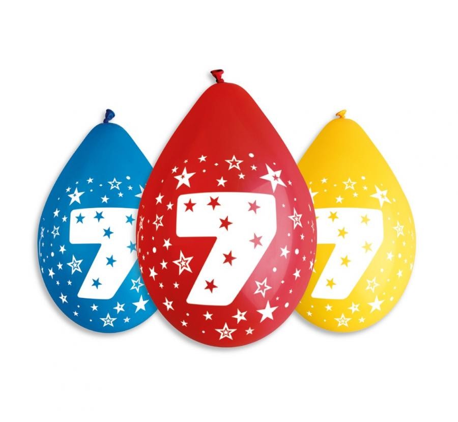 Daudz laimes dzimšanas dienā zvaigzne Daudz laimes dzimšanas dienā 7 piekaramie baloni, 5 balonu komplekts, 12 collas (30 cm)