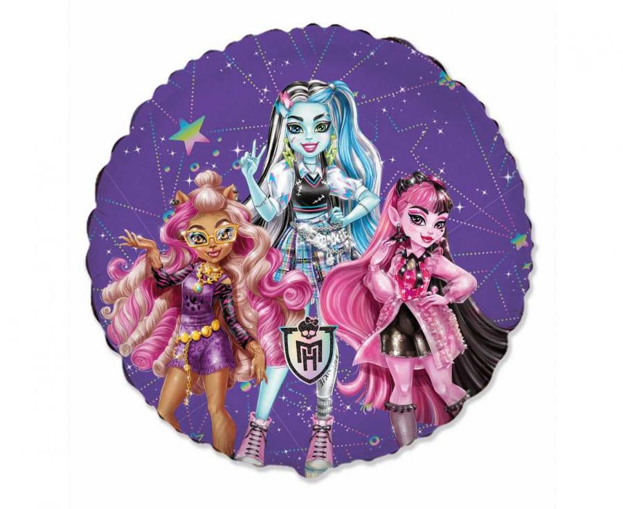 Monster High Spocīgā Zvaigzne folijas balons 46 cm (WP)