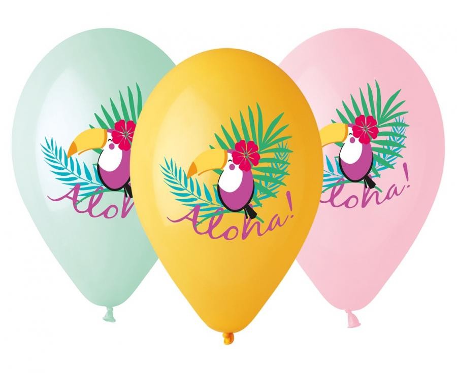Tukāns Tukāns Aloha, baloni, 5 gab. 13 collas (33 cm)