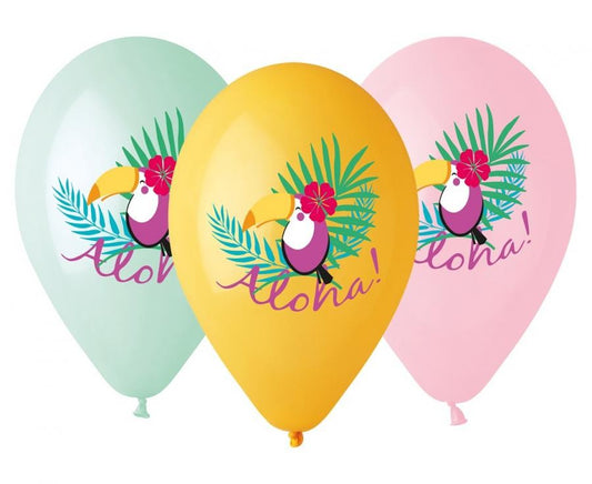 Tukāns Tukāns Aloha, baloni, 5 gab. 13 collas (33 cm)