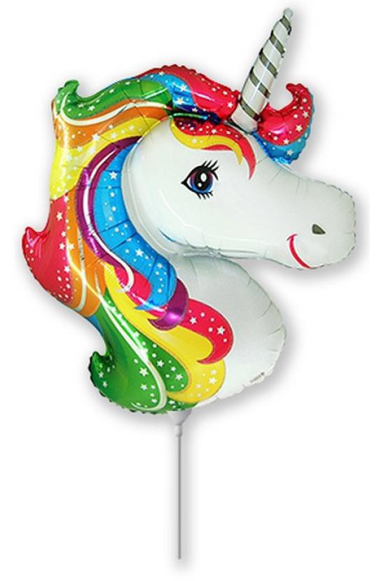 Folijas balons "Vienradža galva" 36 cm (WP)