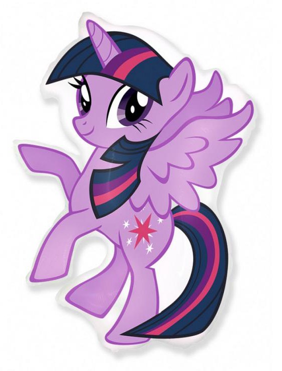 My Little Pony krēslas folijas balons 36 cm (WP)