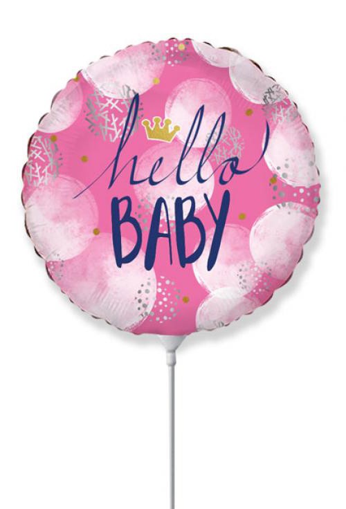 Folijas balons "Baby Hello" 36 cm (WP)