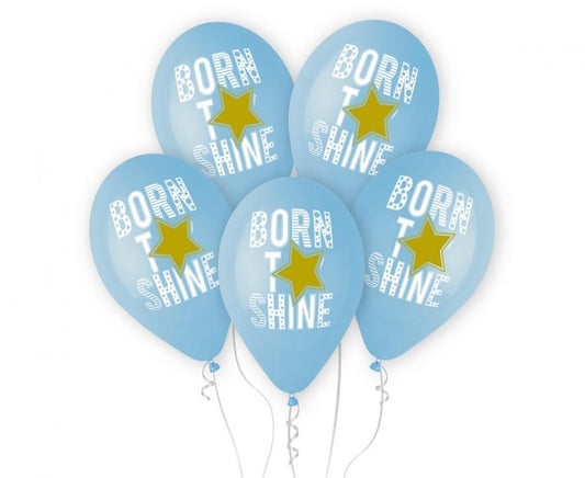 Baby Born to Shine zili baloni, 5 gab. 13 collas (33 cm)