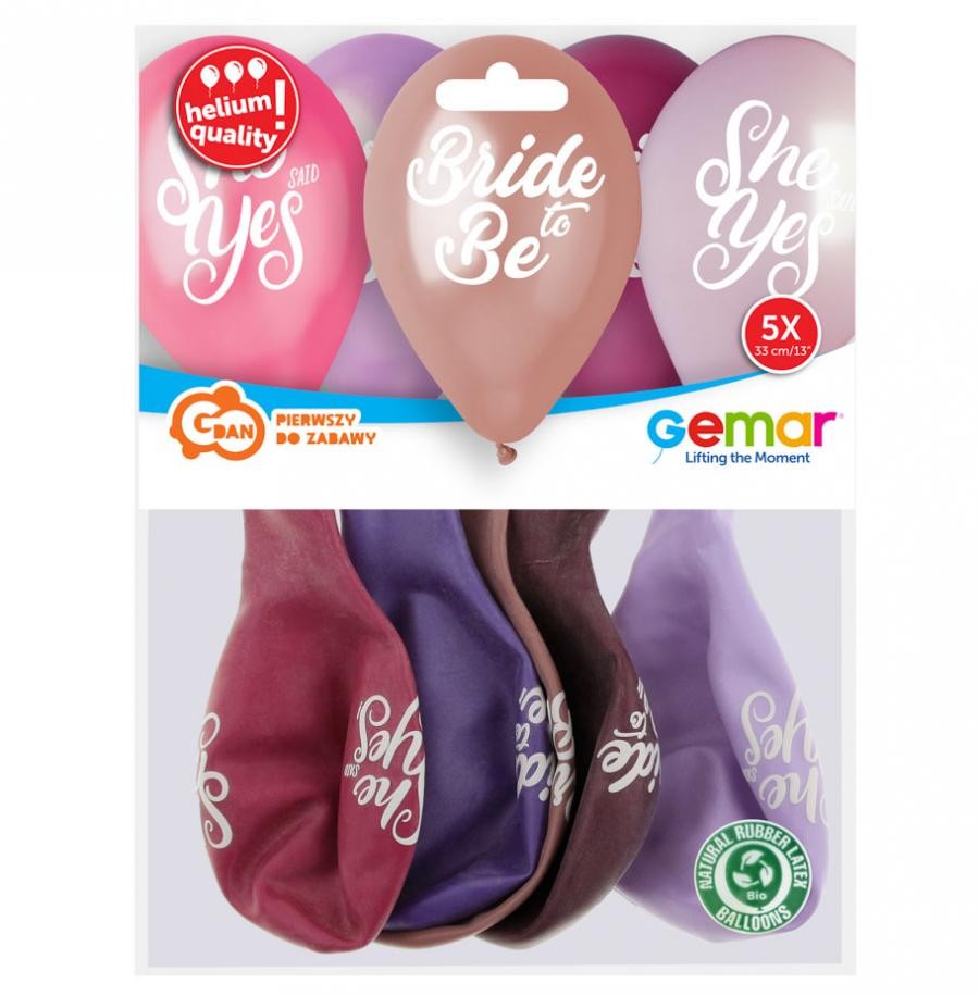 Vecmeitu ballītes dāmu nakts baloni, 5 gab. 13 collas (33 cm)