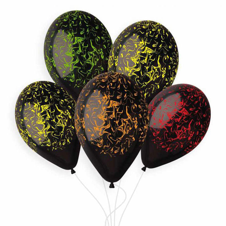 Marmora gaisa baloni, 5 gab. 13 collas (33 cm)