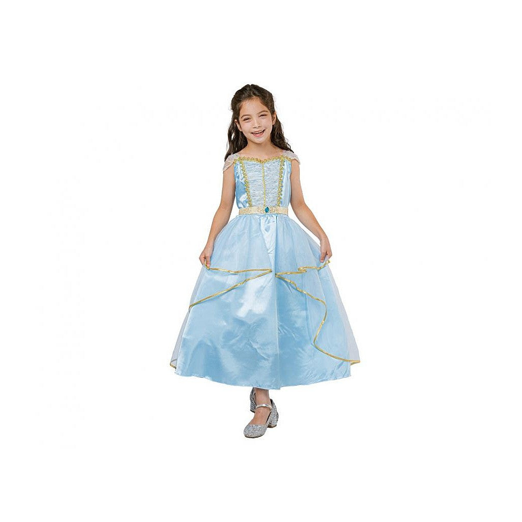 Helovīna zilās princeses kostīms 130/140 cm
