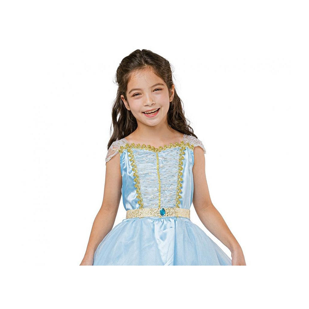 Helovīna zilās princeses kostīms 130/140 cm