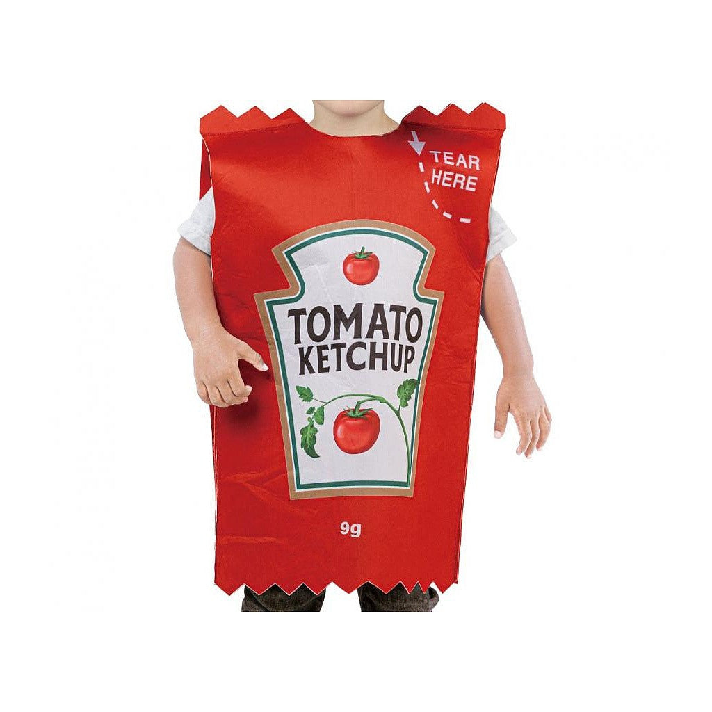 Helovīna tomātu kečupa kostīms 92/104 cm
