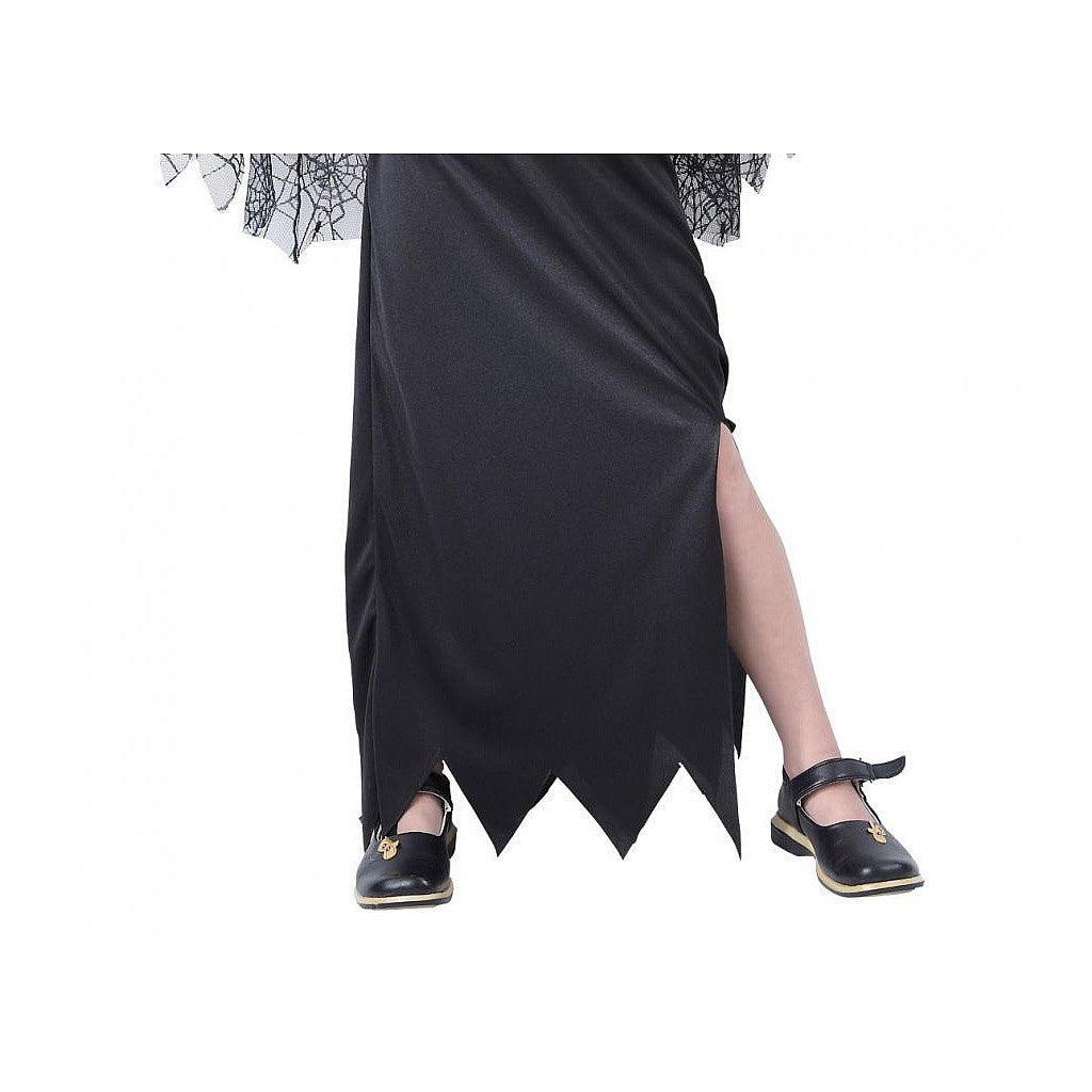 Helovīna zirnekļa Melnās atraitnes kostīms 130/140 cm