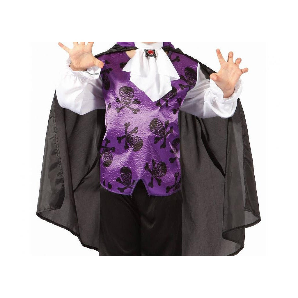 Helovīna violets vampīra kostīms 92/104 cm