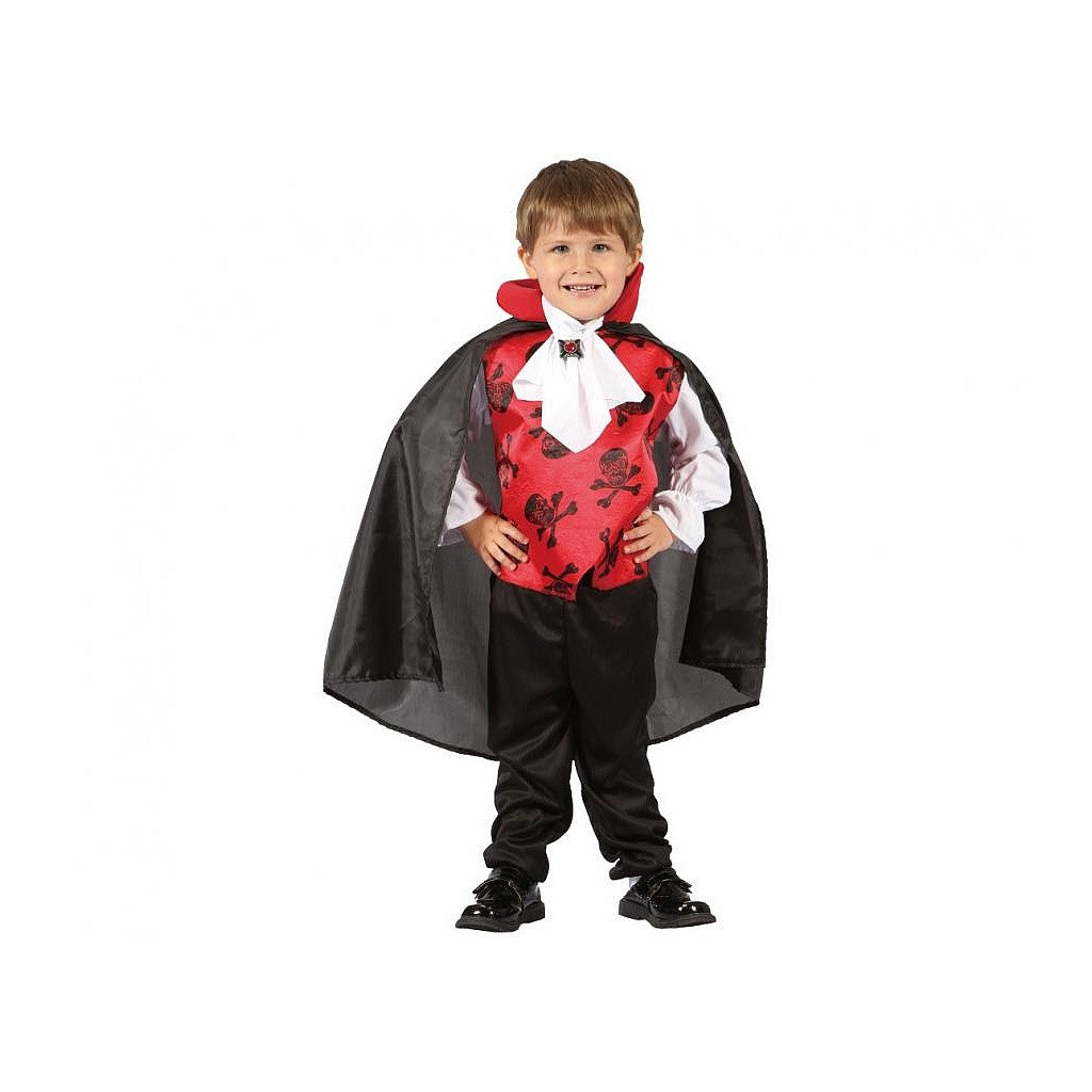 Helovīna sarkanais vampīra kostīms 92/104 cm