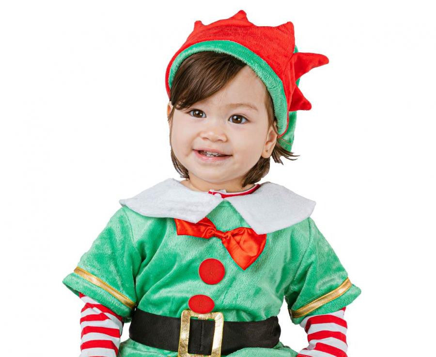 Ziemassvētku mazā elfa zaļā goblina kostīms 92/104 cm