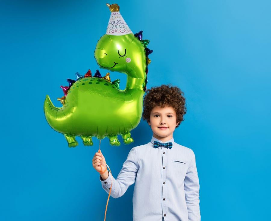 Folijas balons "Dinozauru ballīte" 80 cm