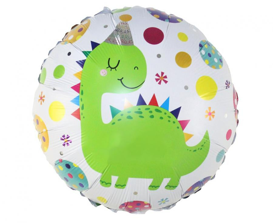 Folijas balons "Dinozaurs Party" ar sfēru, 36 cm