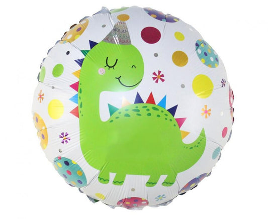 Folijas balons "Dinozaurs Party" ar sfēru, 36 cm