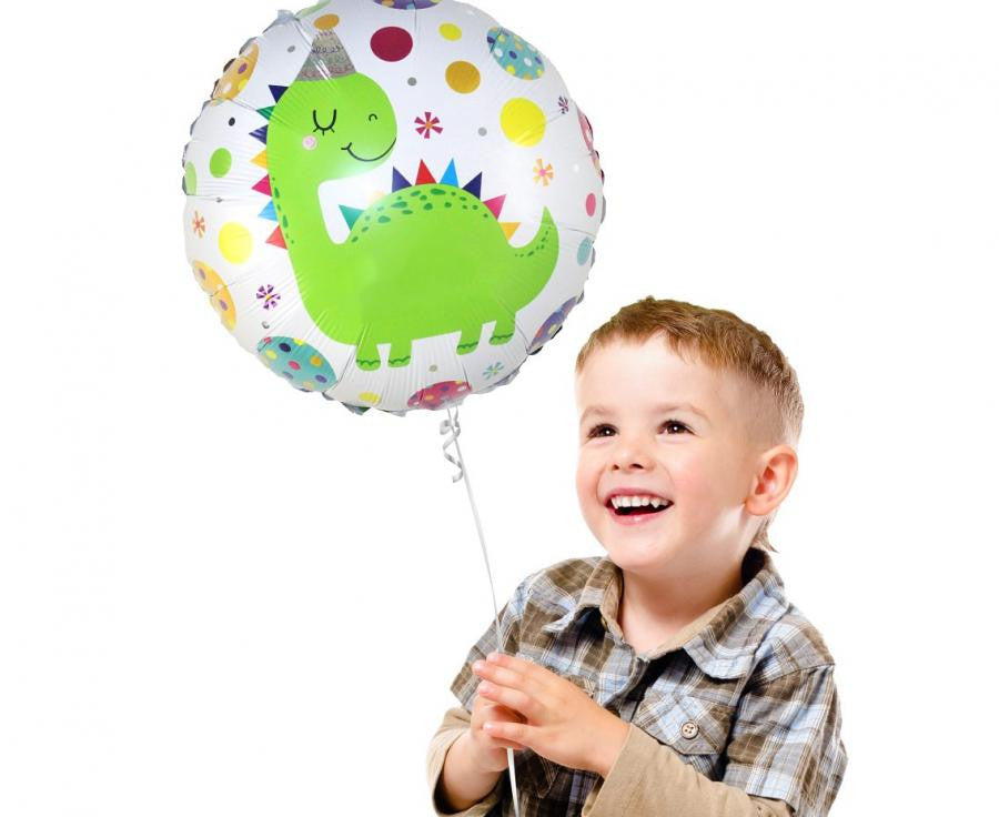 Folijas balons "Dinozaurs Party" ar sfēru, 36 cm