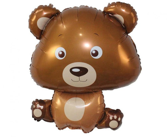 Folijas balons "Lācītis" brūnā krāsā, 60 cm