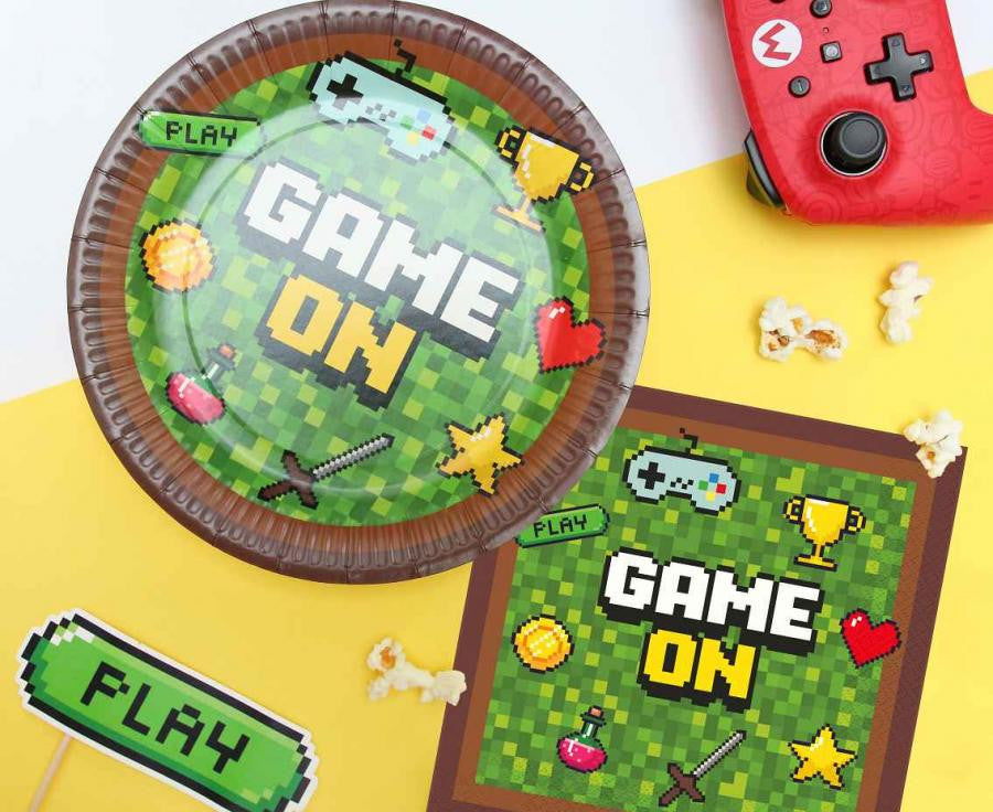 Gamer Game On salvešu komplekts 20 gab. 33x33 cm