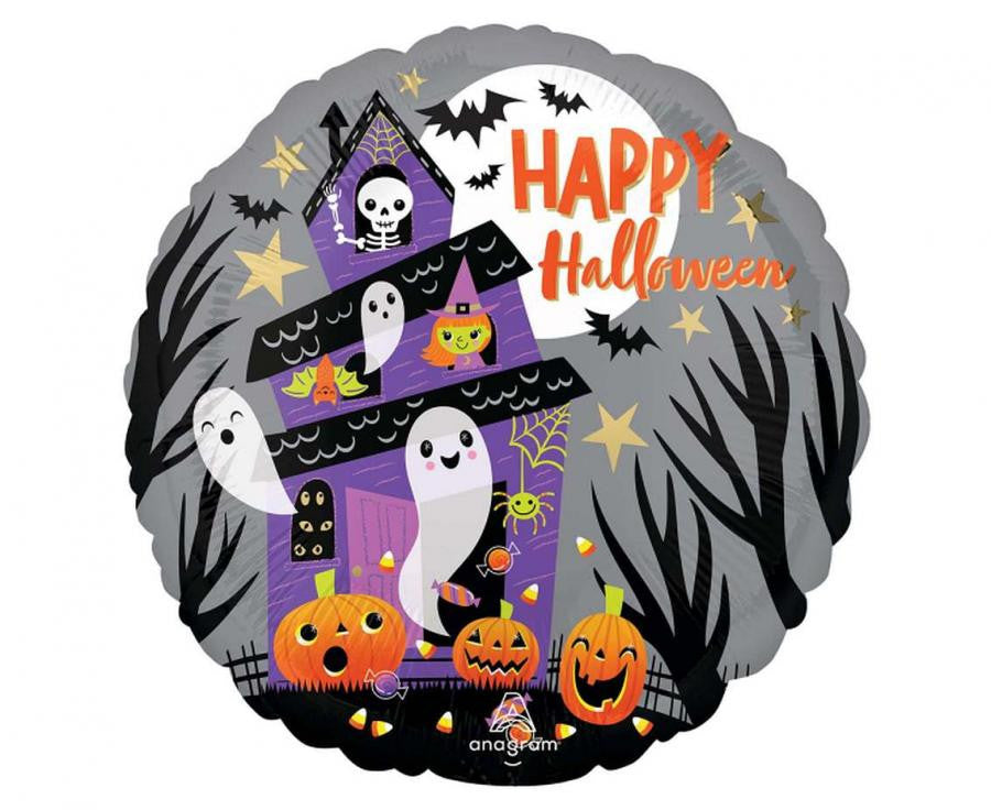 Folijas balons "Halloween: Spoku māja" 46 cm