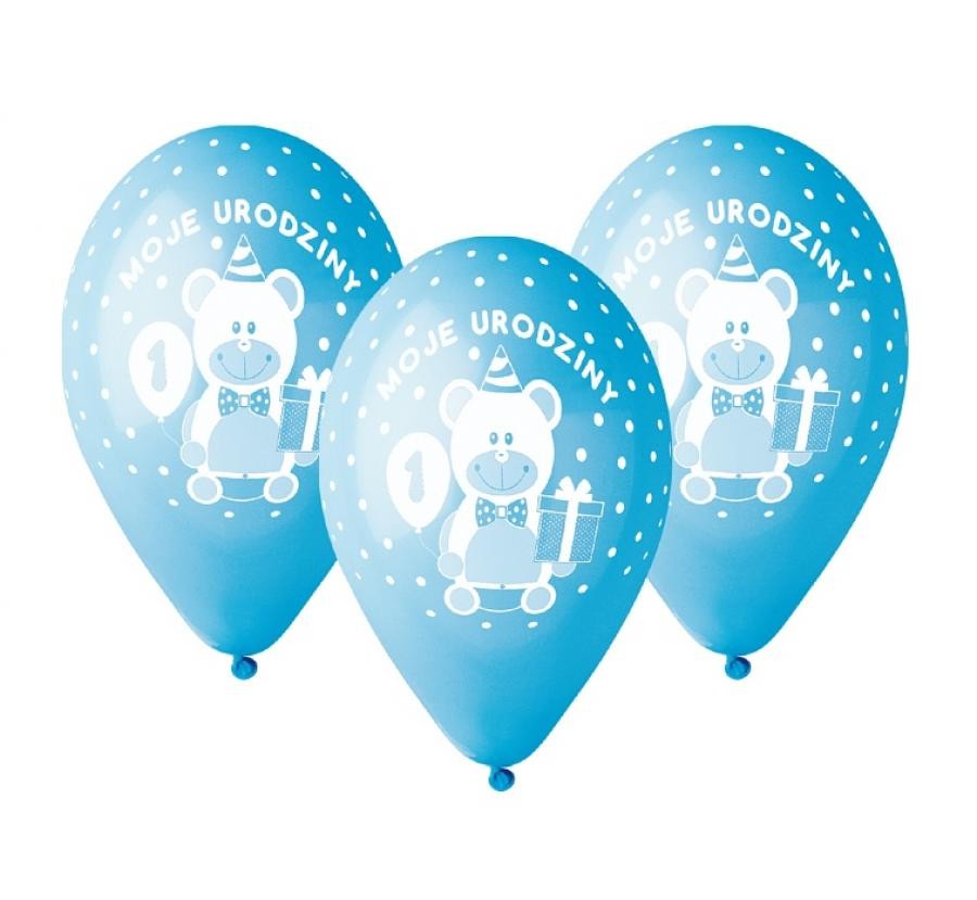 Daudz laimes dzimšanas dienā! Mana pirmā dzimšanas diena! Balons, 5 balonu komplekts, 12 collas (30 cm)