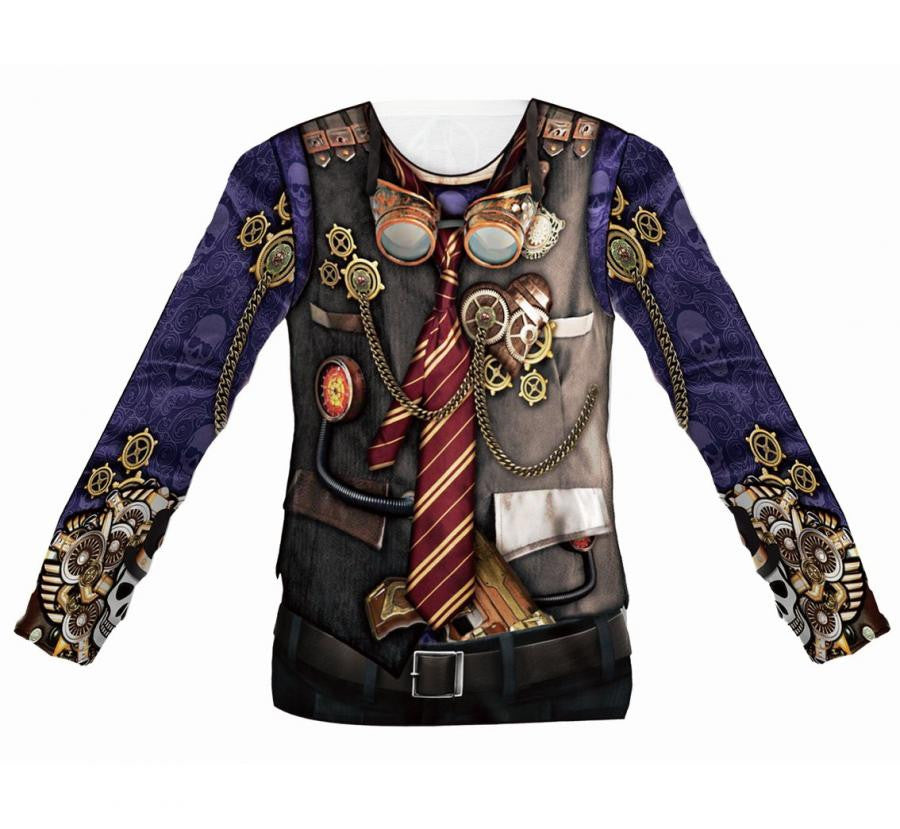 Pirate Pirate, 3D vīriešu T-krekls, L izmērs