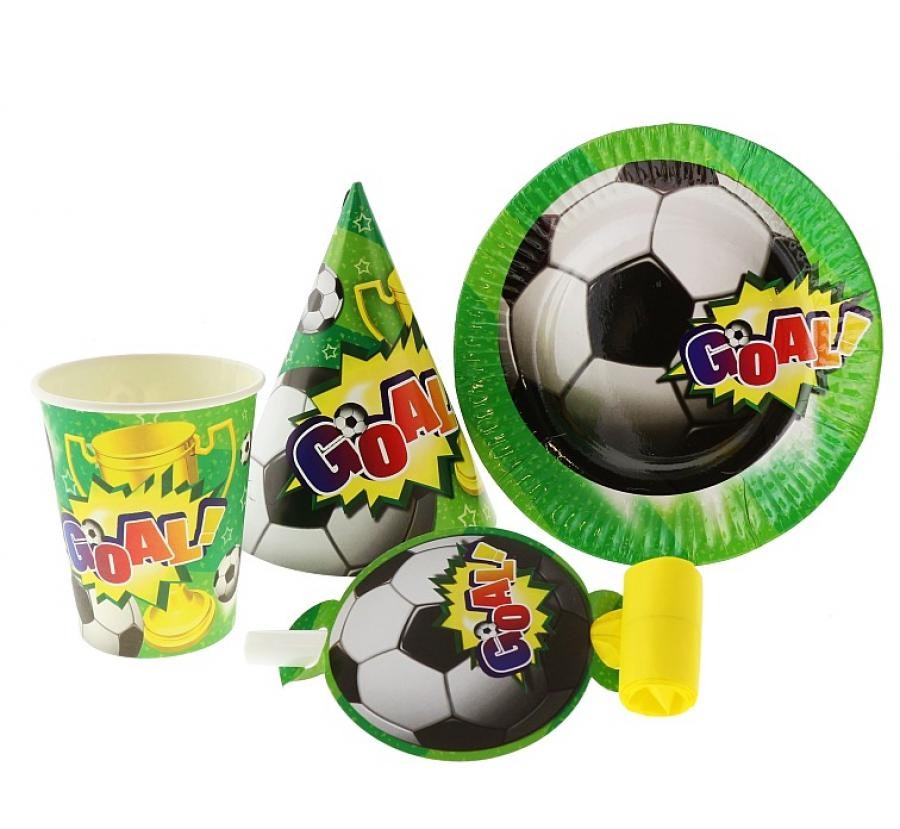 Futbola vārtu papīra krūzītes 6 gab. 270 ml