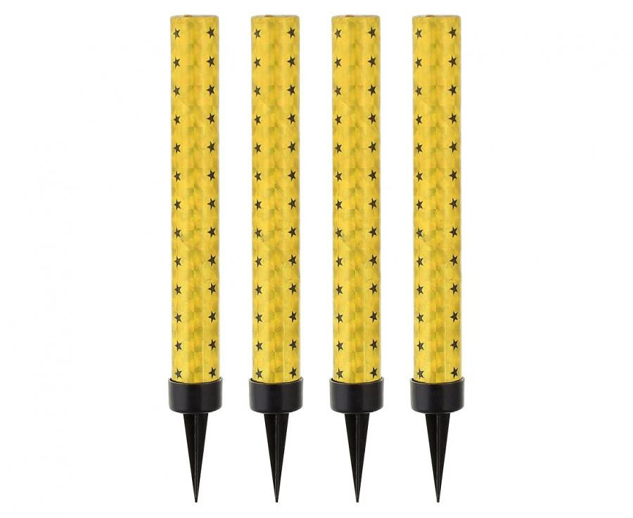 Zelta kūkas dzirksteļu komplekts "Dzimšanas diena" (12 cm), 4 gab.