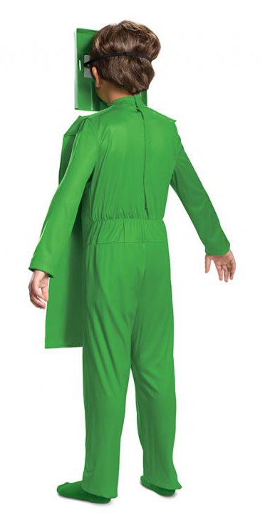 Minecraft Creeper klasiskais kostīms 4-6 gadi