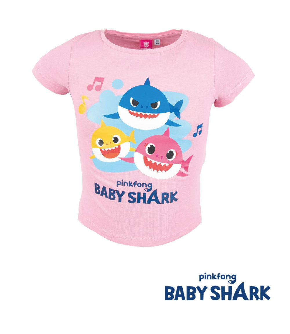 Baby Shark Fun bērnu īsais T-krekls, topiņš 92-116 cm