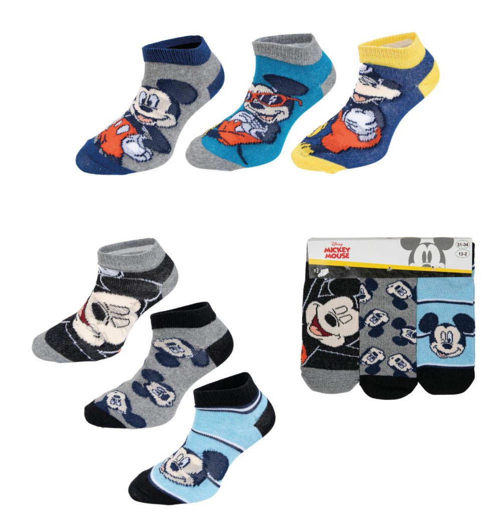 Disney Mickey bērnu zeķītes līdz potītēm 23-34