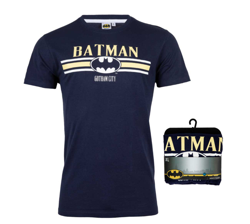 Vīriešu īsais T-krekls ar uzrakstu "Batman Gotham" M-XXL