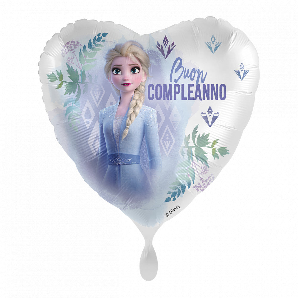 Disney Frozen Elsa Buon Compleanno folijas balons, 43 cm