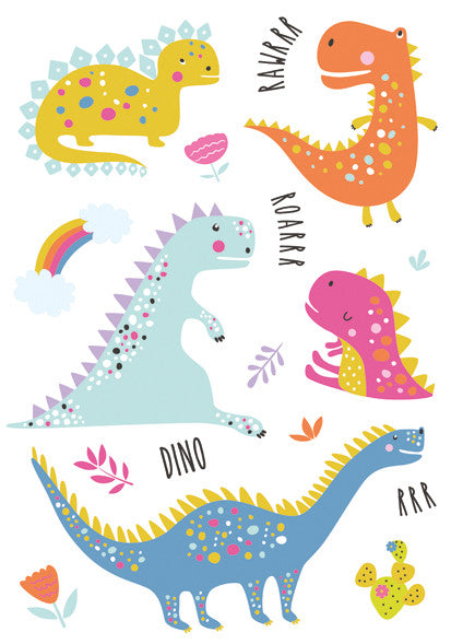 Mape ar dinozaura rēcienu, A/4, elastīga