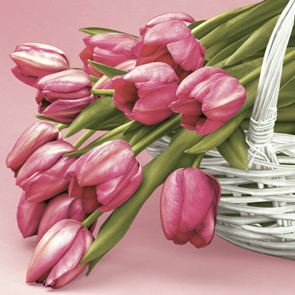 Dekoratīvās salvetes "Flower Falling Tulip" 20 gab. 33x33 cm