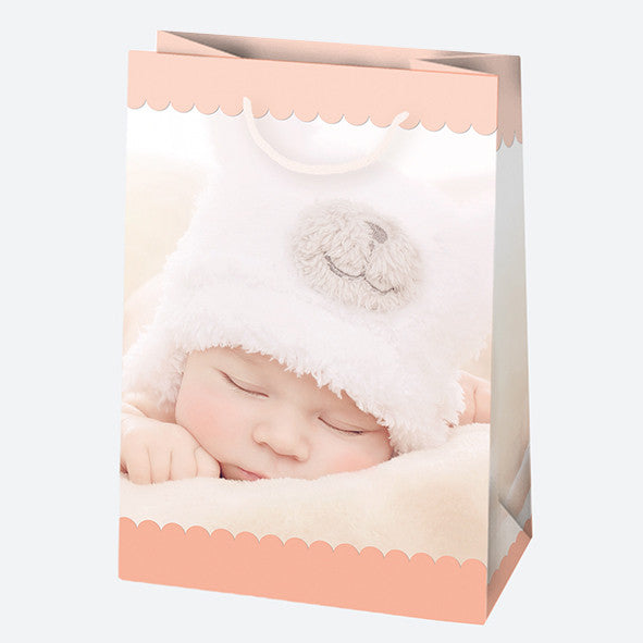Baby Little Blessings papīra dāvanu maisiņš mazulim 23x32x11 cm